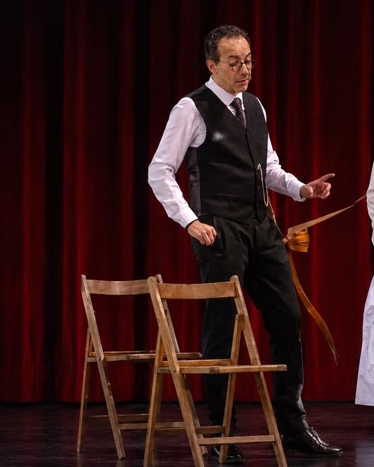 David Simón, improvisador y actor